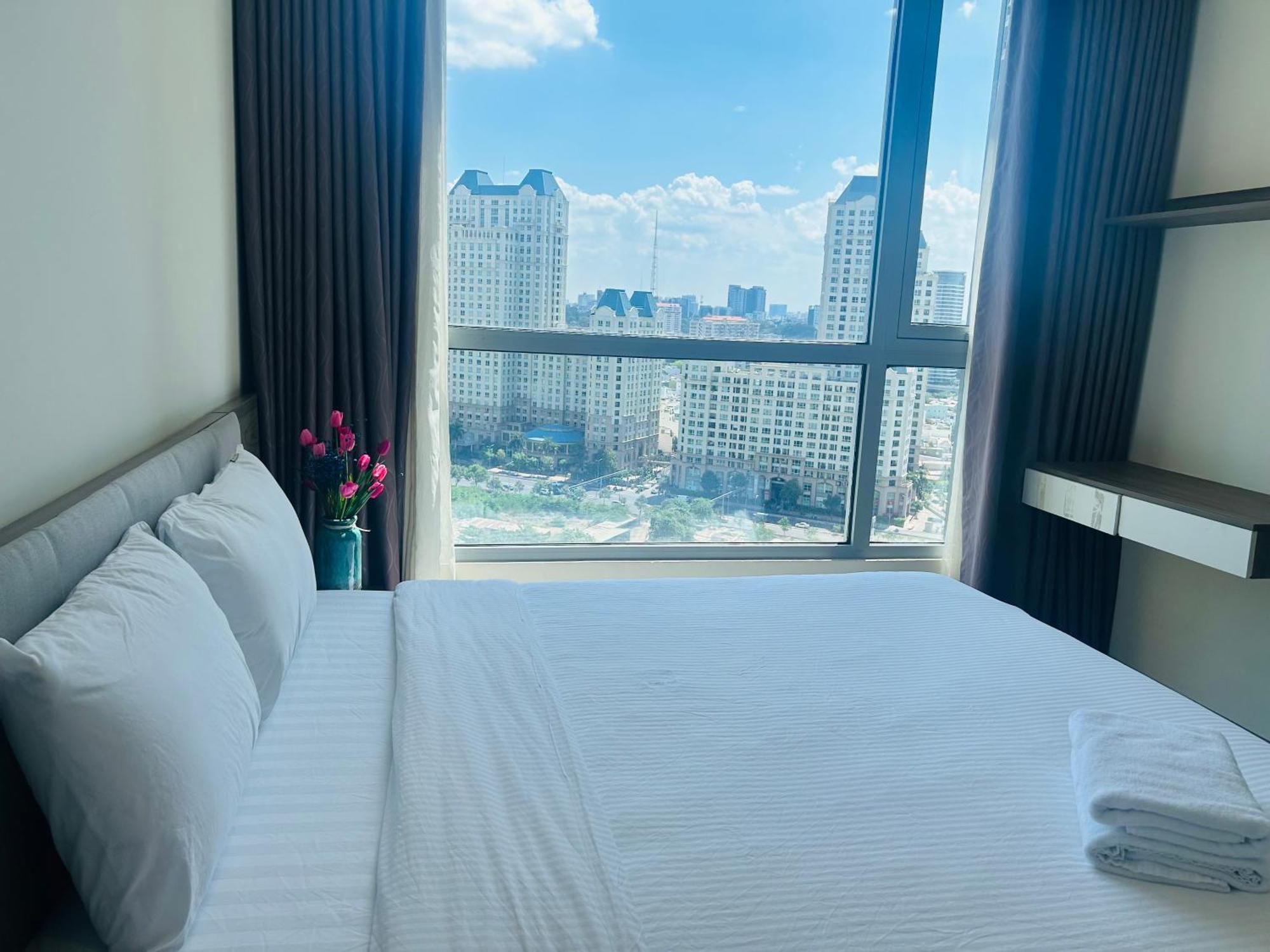 Luxhomes Saigon - Vinhomes Central Park Ho-Chi-Minh-Stadt Exterior foto